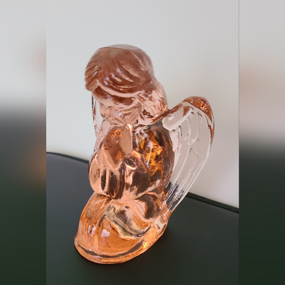 Vintage Mosser Angel Art Glass